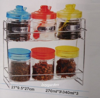 spice jar with Plastic pop lid spoon B02120026