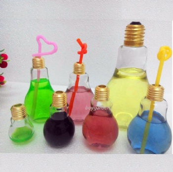 bulb shape glass bottle B02160016