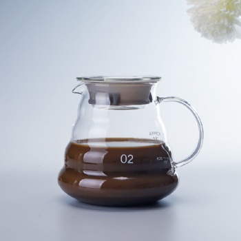  灯工咖啡壶B05230013 配不锈钢盖	