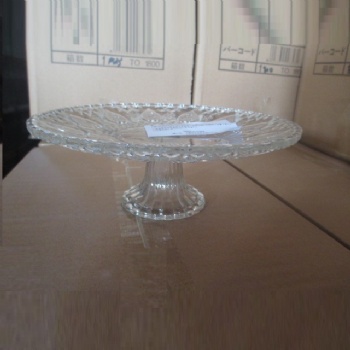  B01260013 cake plate with stem	