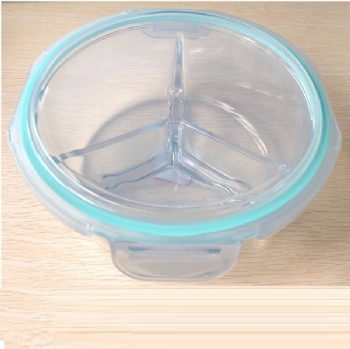 B05320007 B05320008 B05320009--3parts fresh keeping box borosilicate material round