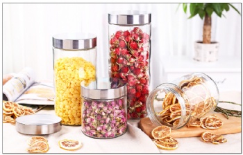  glass storage jar	