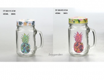 mason mug popular with decal printing B02170001	