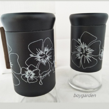  black metal cover spice set B06120020	