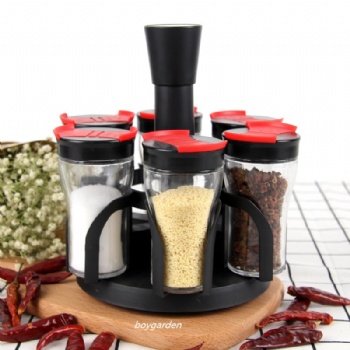  6pcs spice set wih plastic stand B06120029	