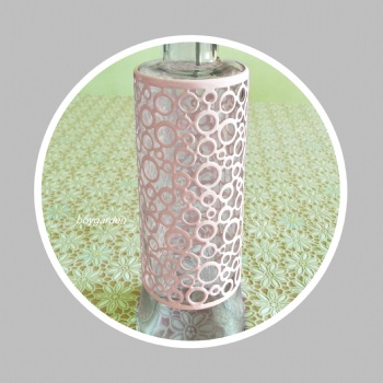  B06130002 oil vinegar bottle hollow metal cover	