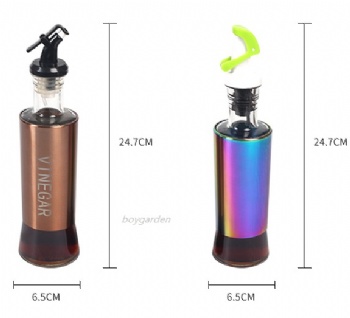  B06130003 oil vinegar bottle metal cover	
