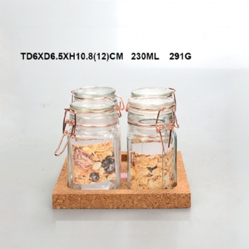  clip seal glass pot B02120003	