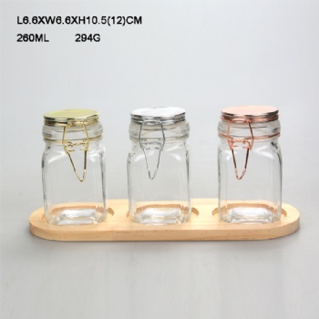  clip seal glass pot B02120003	