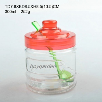  spice jar with spoon B02120009	
