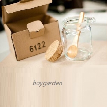 mini jar with ear and wooden spoon B02120029