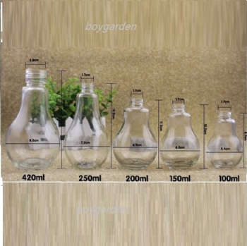  bulb shape glass bottle B02160016	