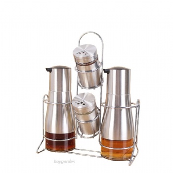 oil vinegar,salt and pepper set B06120014	
