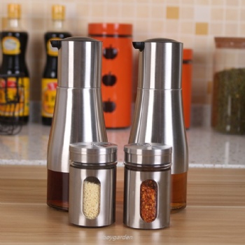  oil vinegar,salt and pepper set B06120014	