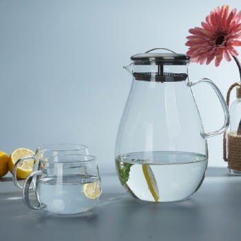 glass pitcher with SS lidB05230004