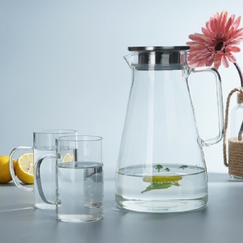 glass pitcher with SS lid B05230008	