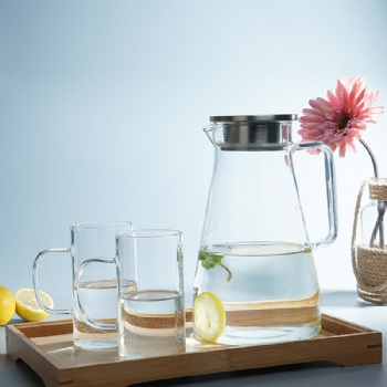  glass pitcher with SS lid B05230008	