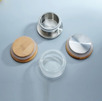  glass pitcher with wooden lid,metal lid or glass lid B05230009	