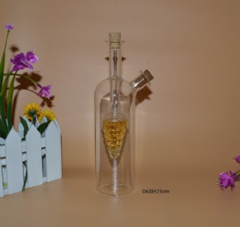 B05130003 oil and viniger bottle borosilicate glass