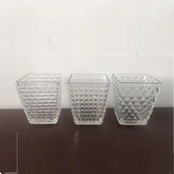 A01110014 candle holder with embossed