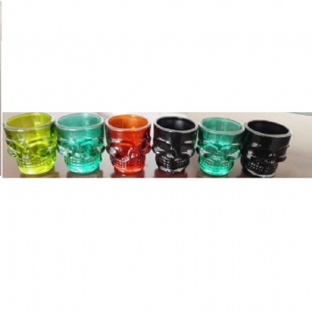 A01110015 candle holder skull design
