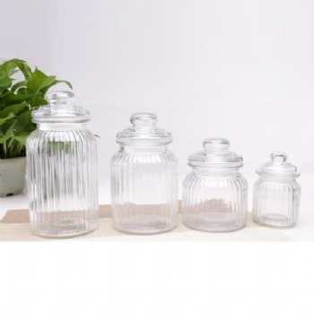  HD105 glass storage jar with lid B02113002	