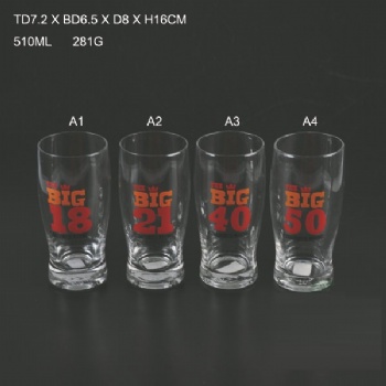  B03180004 tumbler glass advertising cup	