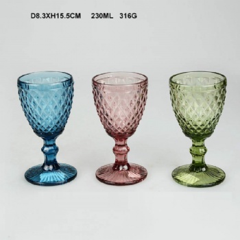  B01183003 ice cream cup colour glass	