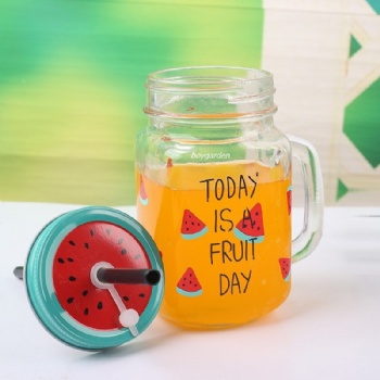  mason mug popular with decal printing B02170001	
